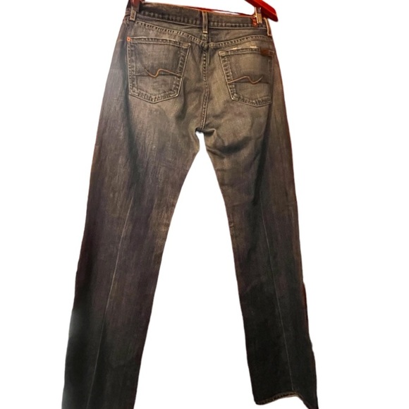 7 For All Mankind Jerome Dahan Boot Sz 32 Men Faded Blue T52006IU-061 - Picture 5 of 11